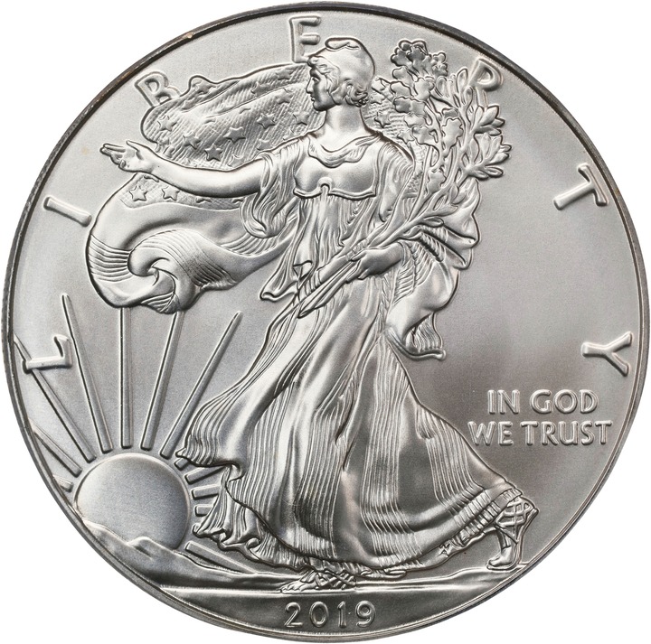 2019 $1  Silver Eagle MS63 thumbnail 9