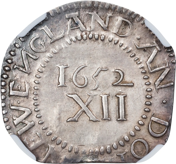 1652 Shilling Pine Tree, Large Planchet MS thumbnail 15