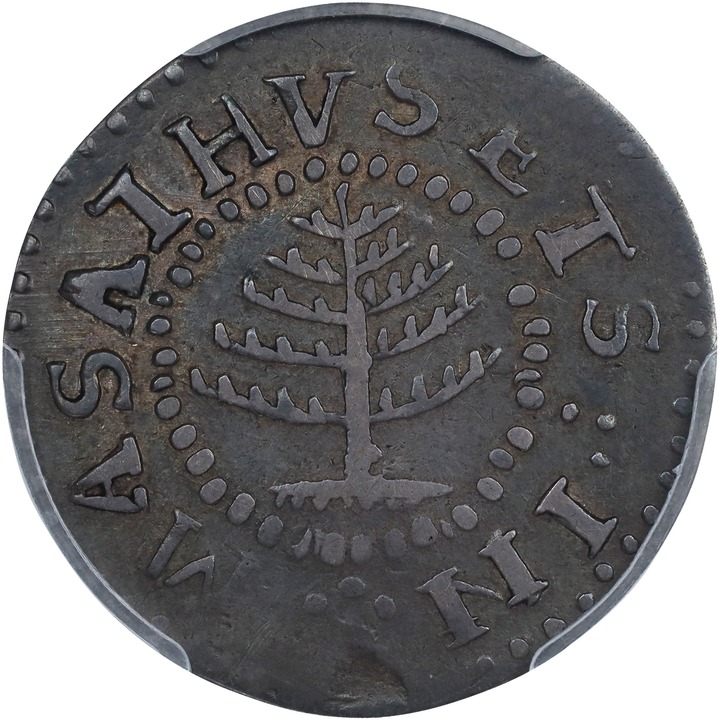 1652 Shilling Pine Tree, Small Planchet MS thumbnail 5