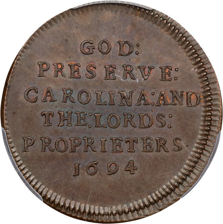 1694 1/2 P Elephant, Carolina, PROPRIETERS MS BN MS60 BN thumbnail 6