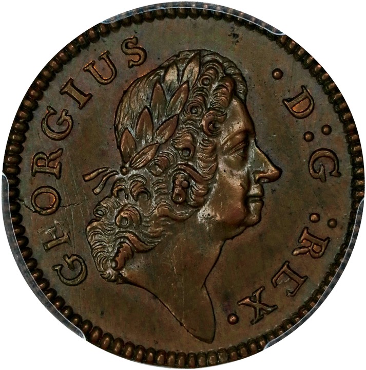 1722 Far Wood's Hibernia, D: G: REX MS BN thumbnail 2