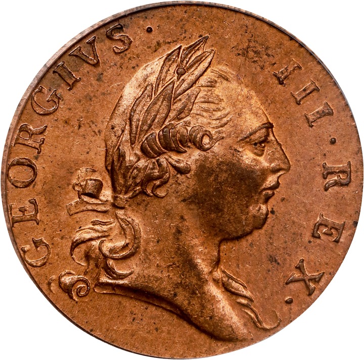 Image for 1773 1/2 P Virginia, Period After GEORGIVS MS RD MS64 RD