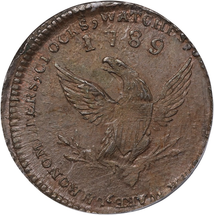 "1789" Token Mott, Thick Plain Edge MS thumbnail 14