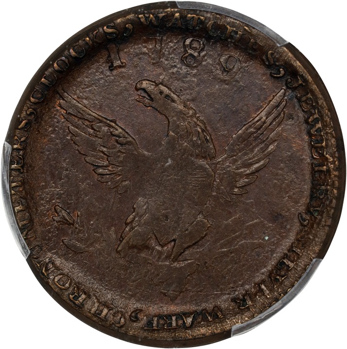 "1789" Token Mott, Thick Plain Edge MS thumbnail 15
