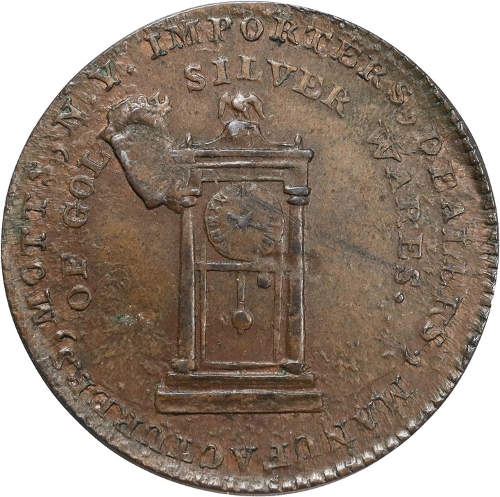 "1789" Token Mott, Thick Plain Edge MS thumbnail 4