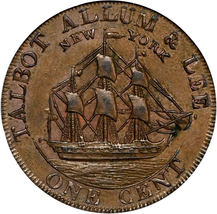 1794 Cent Talbot, Allum & Lee, NEW YORK MS BN thumbnail 14