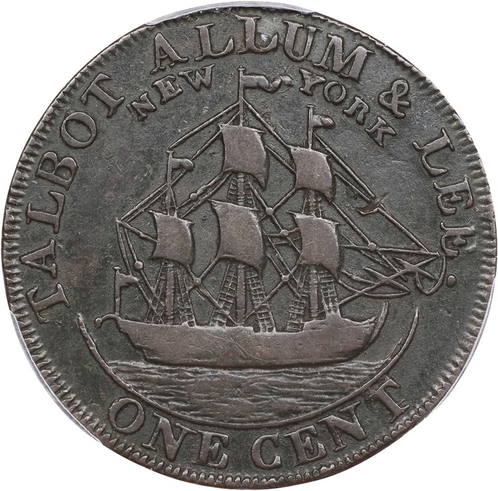 1794 Cent Talbot, Allum & Lee, NEW YORK MS BN thumbnail 15