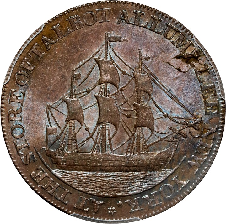 1795 Cent Talbot, Allum & Lee, Lettered Edge MS BN thumbnail 14