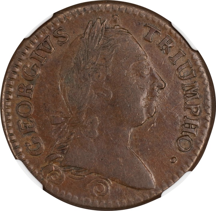 Image for 1783 Copper Washington, Triumpho MS BN