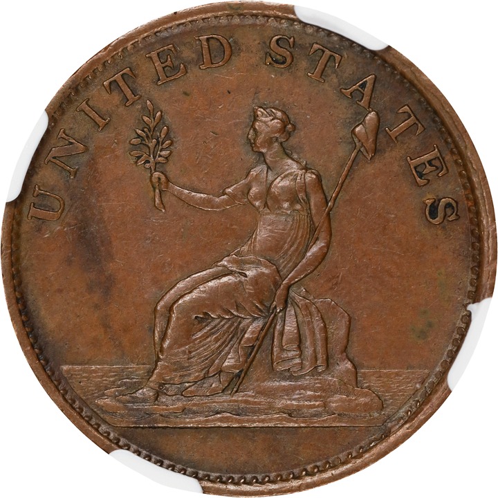1783 Copper Washington, Draped Bust, No Buttons MS BN thumbnail 9