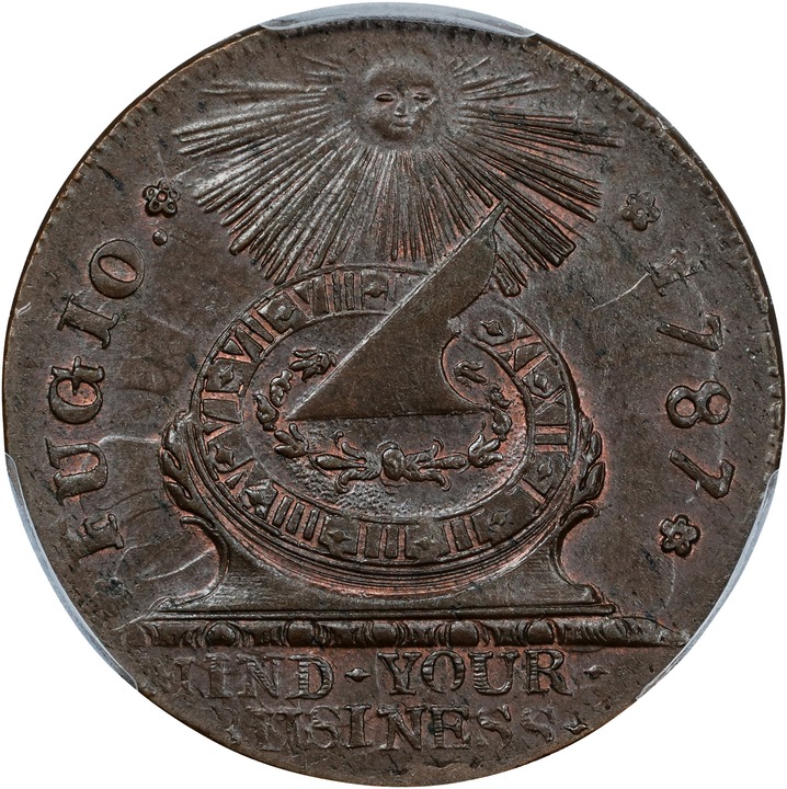 1787 Fugio 1c MS BN [Type] MS60 BN thumbnail 11