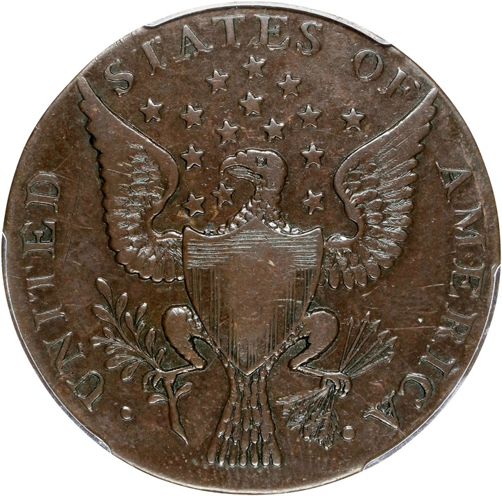 1792 Cent Washington-Getz, Small Eagle, Plain Edge MS BN thumbnail 8