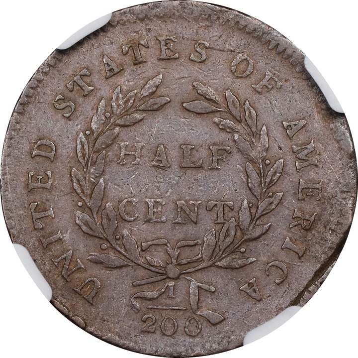 1794 1/2c MS BN MS60 BN thumbnail 14