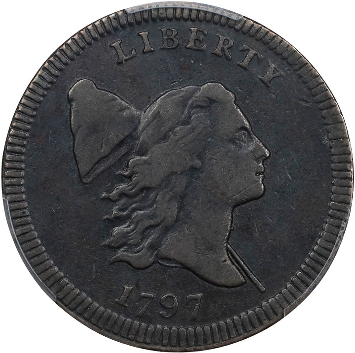 1797 1/2c Plain Edge, Centered Head MS BN thumbnail 3