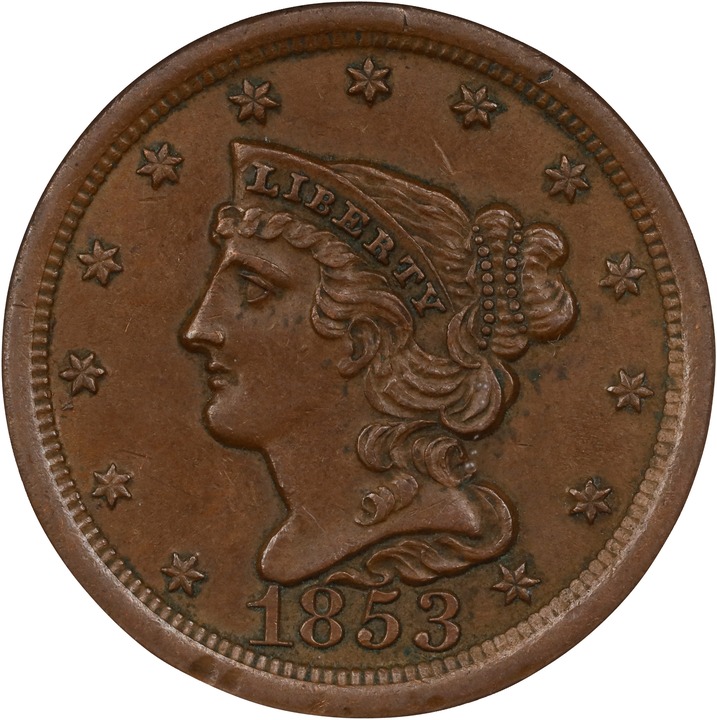 1853 1/2c MS BN thumbnail 3
