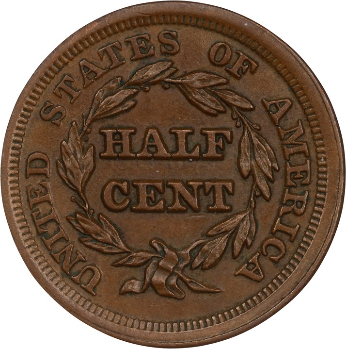 1853 1/2c MS BN XF40 BN thumbnail 24