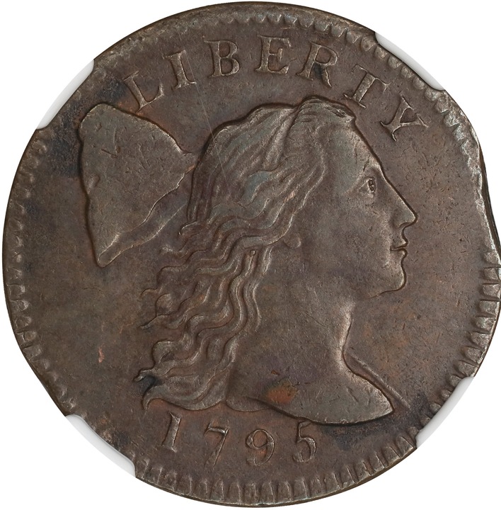 Image for Liberty Cap Cent 1c 1793-1796 MS BN [Type] AU55 BN