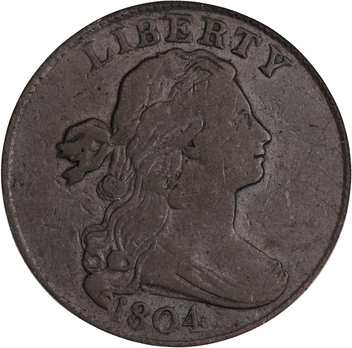 Draped Bust Cent 1c 1796-1807 MS BN [Type] AG2 BN thumbnail 9
