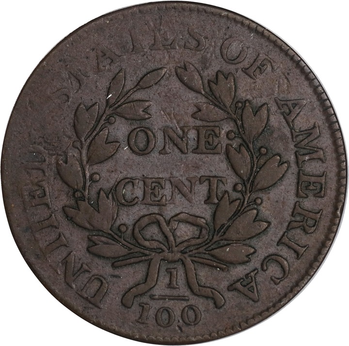 Draped Bust Cent 1c 1796-1807 MS BN [Type] AG2 BN thumbnail 10