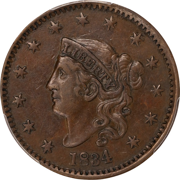 Image for Coronet Head Cent 1c 1816-1839 MS BN [Type] XF45 BN