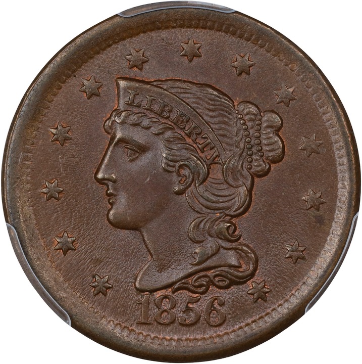 1856 1c Slanted 5 MS BN thumbnail 3