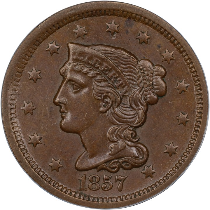 1857 1c Small Date MS BN thumbnail 5