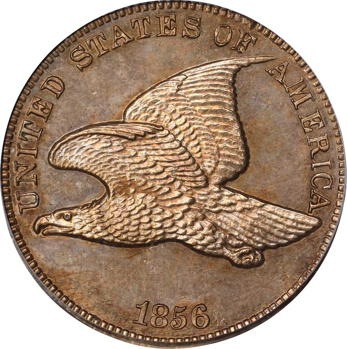1856 1c Flying Eagle MS thumbnail 3