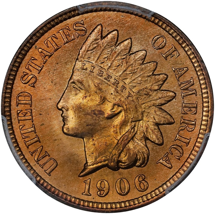 1906 1c Repunched Date, S-49 MS RD thumbnail 2