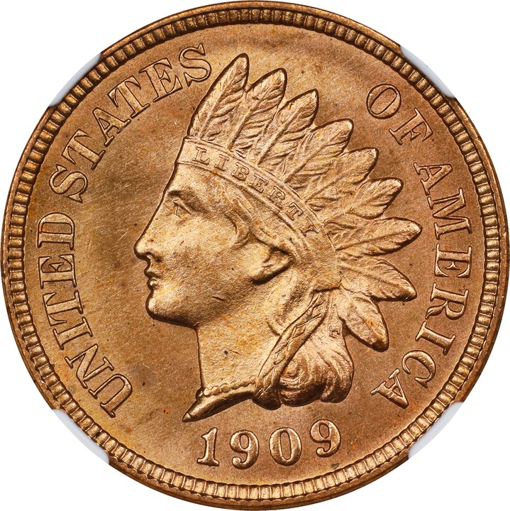 1909 1c Indian MS RD thumbnail 6