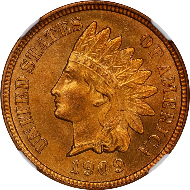 1909 1c Indian MS RD thumbnail 7