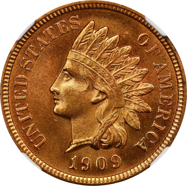 1909 1c Indian MS RD thumbnail 8