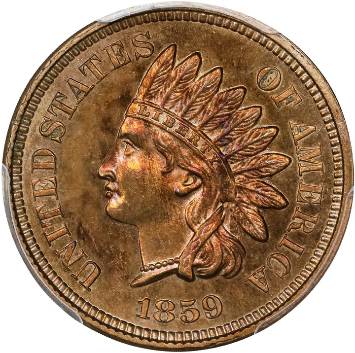 Image for 1859 1c PR63