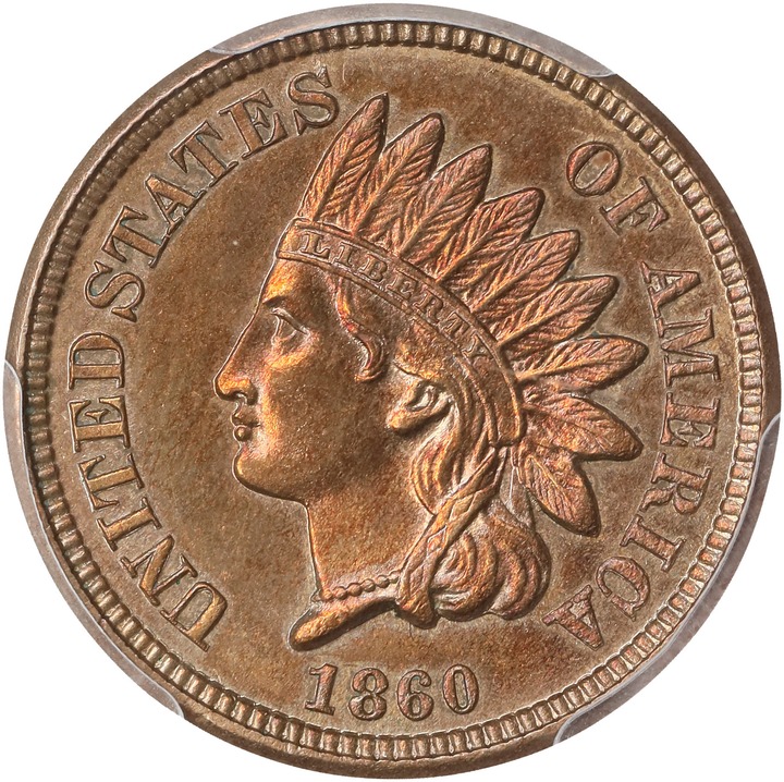 Image for 1860 1c PR61