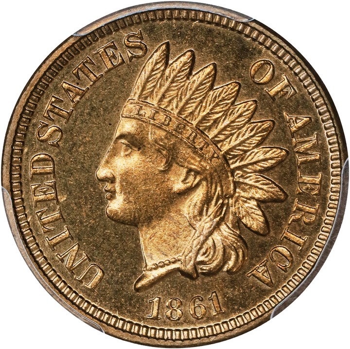 Image for 1861 1c PR64