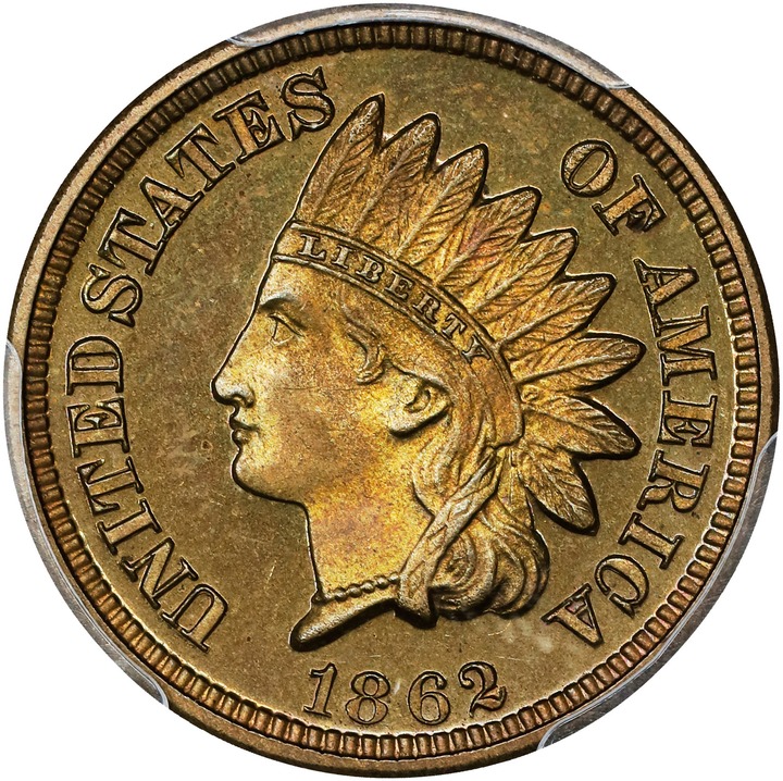 Image for 1862 1c PR65
