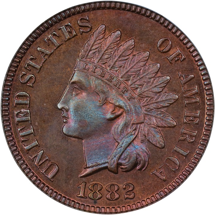 1882 1c PR RB PR65 RB thumbnail 3