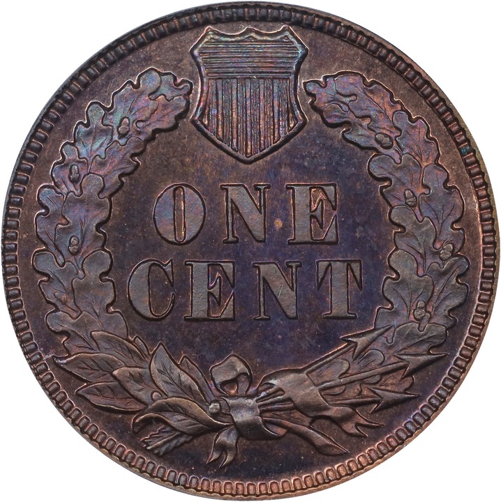 Indian Head Cent 1c Bronze, 1864-1909 PR BN [Type] PR64 BN thumbnail 2