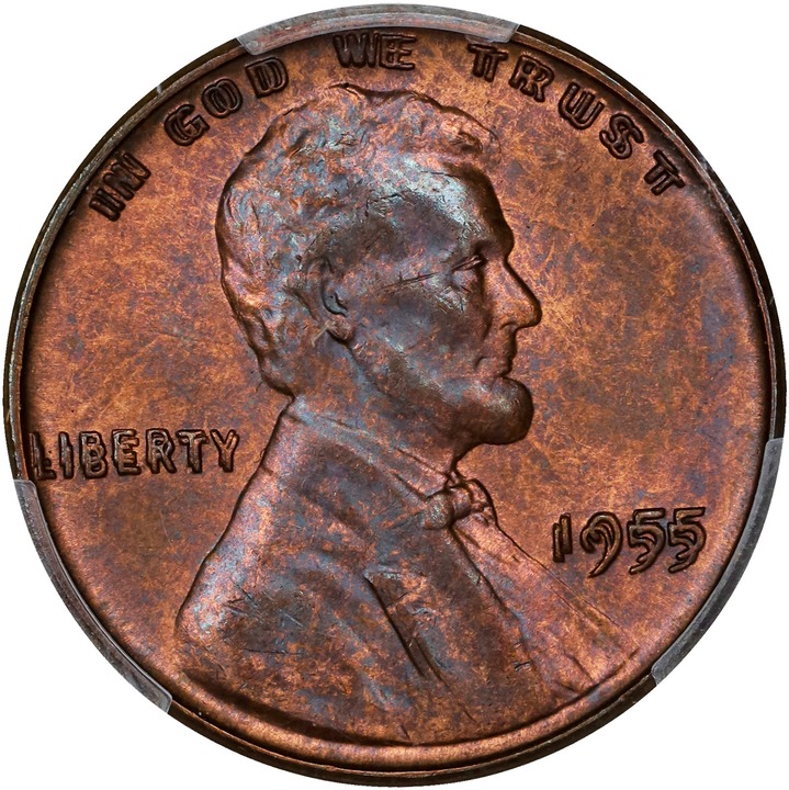 1955 1c Doubled Die Obverse MS RB MS60 RB thumbnail 9
