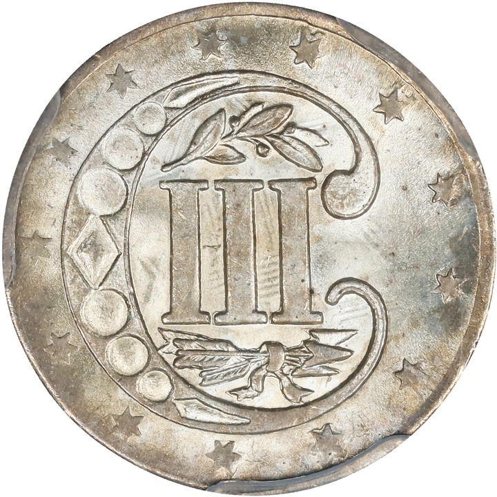 1858 3cS MS65 thumbnail 6