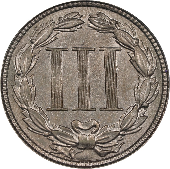 1865 3cN AU58 thumbnail 2