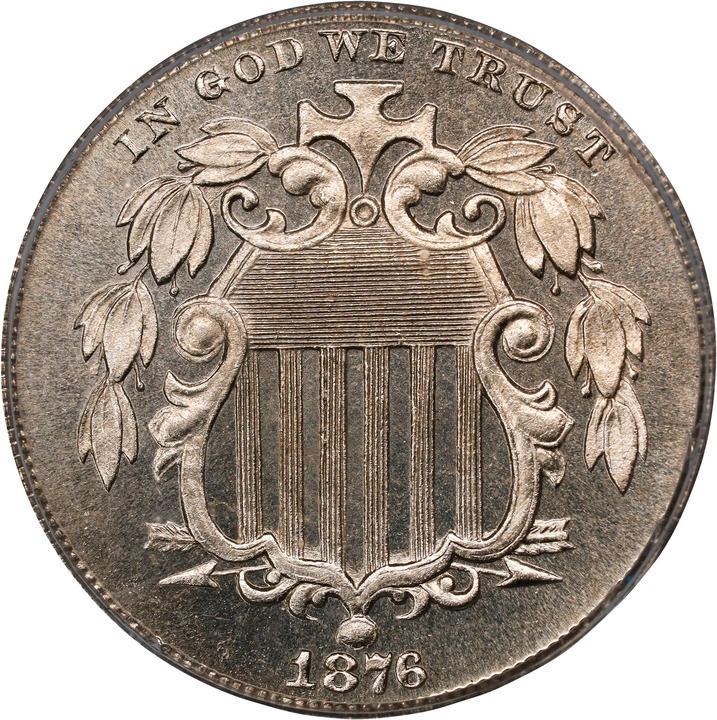 Image for Shield Nickel 5c No Rays, 1867-1883 [Type] PR66