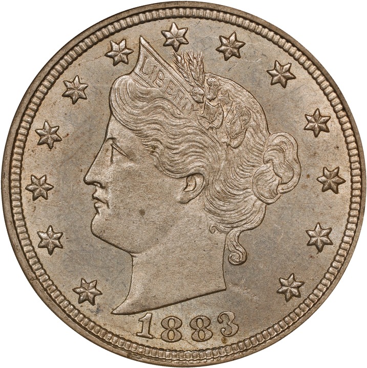 Liberty (V) Nickel 5c No Cents, 1883 [Type] VF35 thumbnail 21