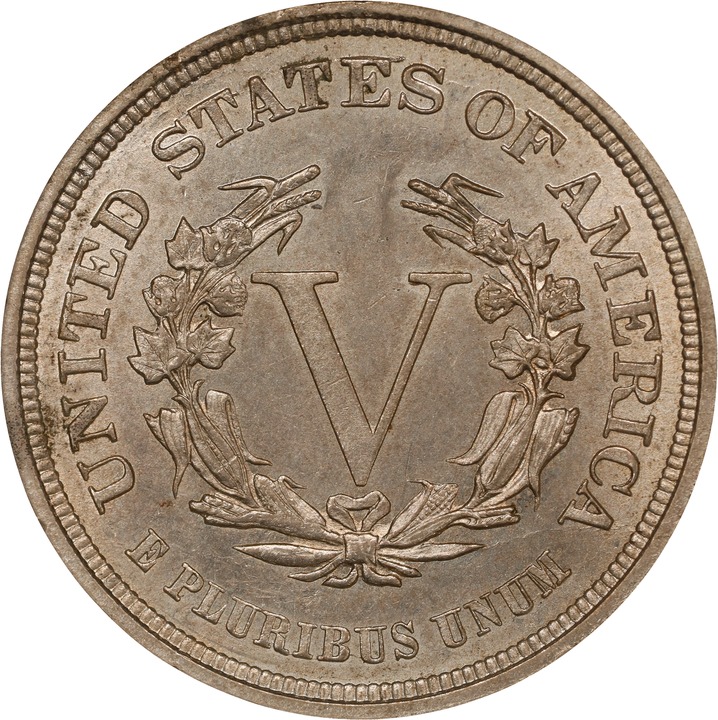 Liberty (V) Nickel 5c No Cents, 1883 [Type] VF35 thumbnail 22