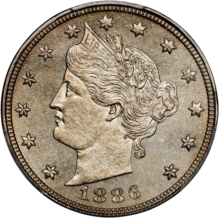 1886 5c MS61 thumbnail 13