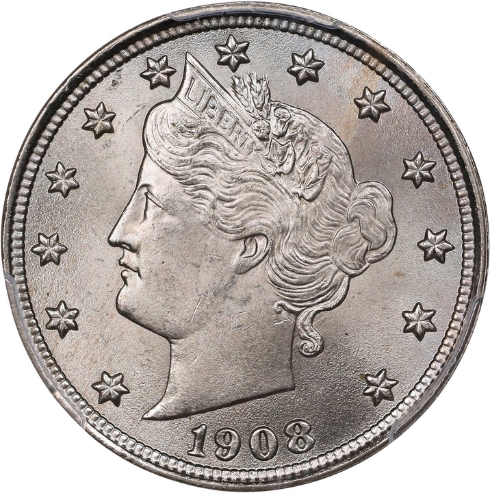 Liberty (V) Nickel 5c With Cents, 1883-1912 [Type] AU50 CAC thumbnail 19