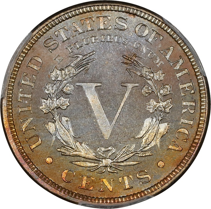 1885 5c PR67 CAC thumbnail 2