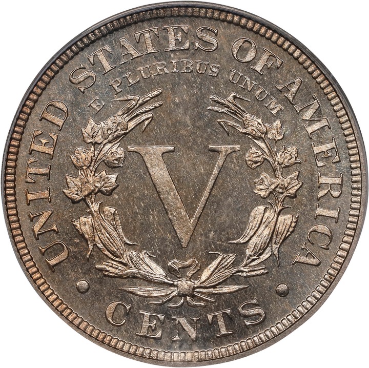 1885 5c PR66 CAC thumbnail 2