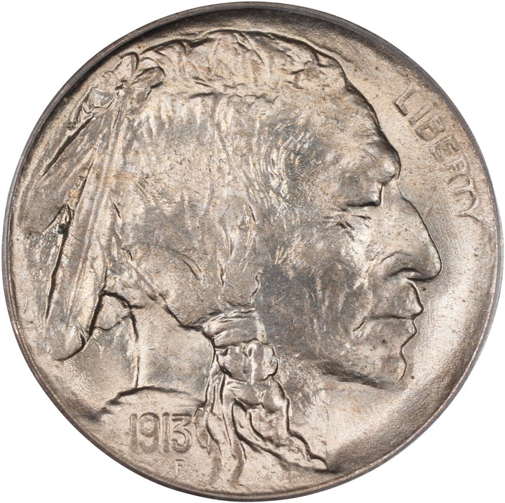 1913 5c Buffalo, Type 1 MS65 thumbnail 3