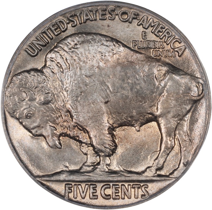 1913 5c Buffalo, Type 2 MS61 CAC thumbnail 9