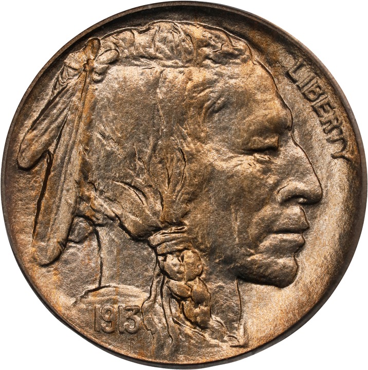 Image for Buffalo Nickel 5c Type 2 Reverse, Matte Finish, 1913-1916 [Type] PR66